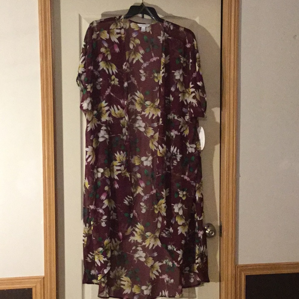 Boutique sheer duster